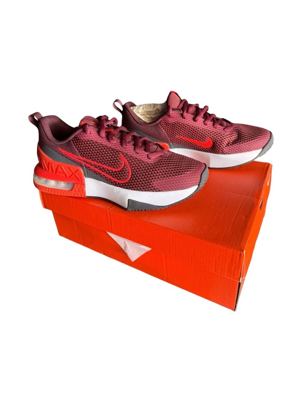 NEW Nike Air Max Alpha Trainer 6 Dark Team Red Picante Red Men Size 8 Women 9.5